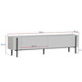 Nordure Nexus Soporte para TV Nogal Barok y Negro